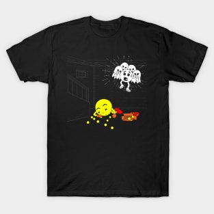 Spooky 80's Retro Video Game Ghosts Halloween Death T-Shirt